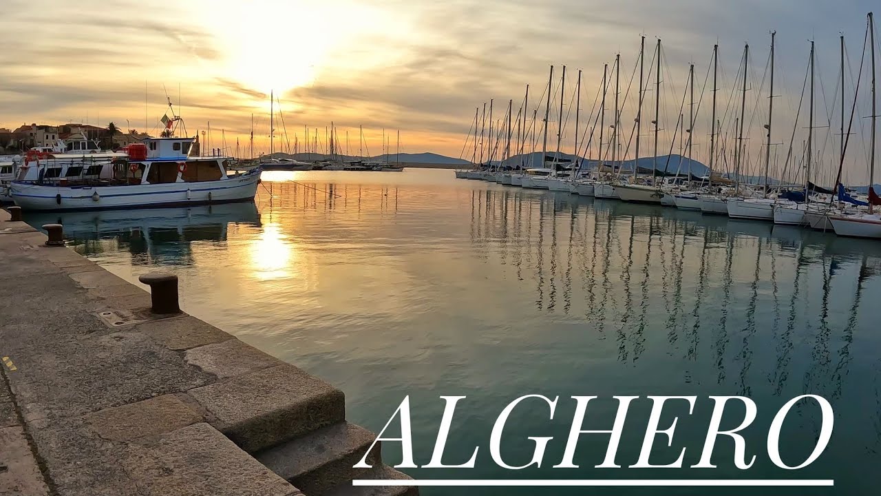 Cosa visitare nella città turistica di Alghero Sardegna 4k