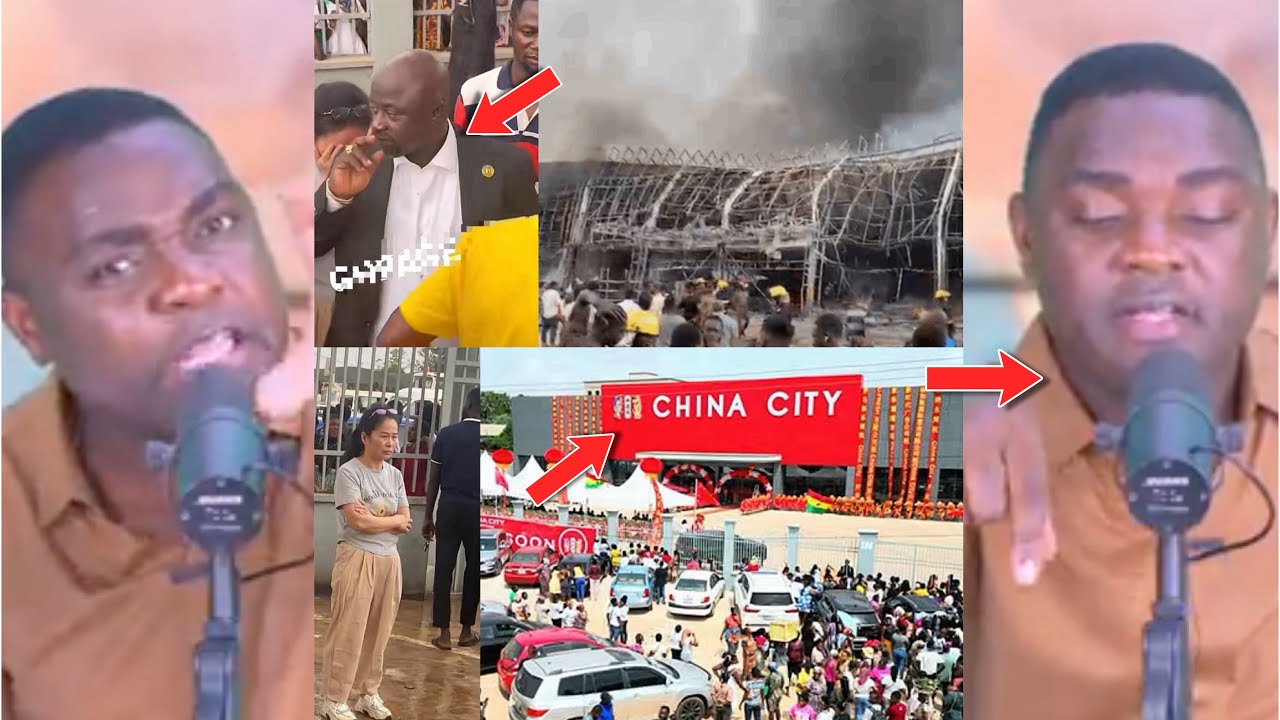 China City Mall Kumasi Fire: Kevin Taylor EXP0SE Hidden Truth Over How The Fire Started & Who Did It