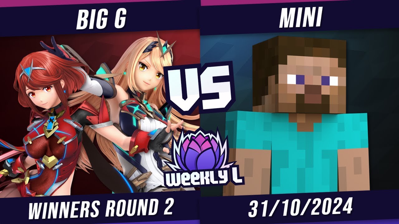 Big G vs Mini - Winners Round 2 - Spooky L #135 | Pyra/Mythra vs Steve