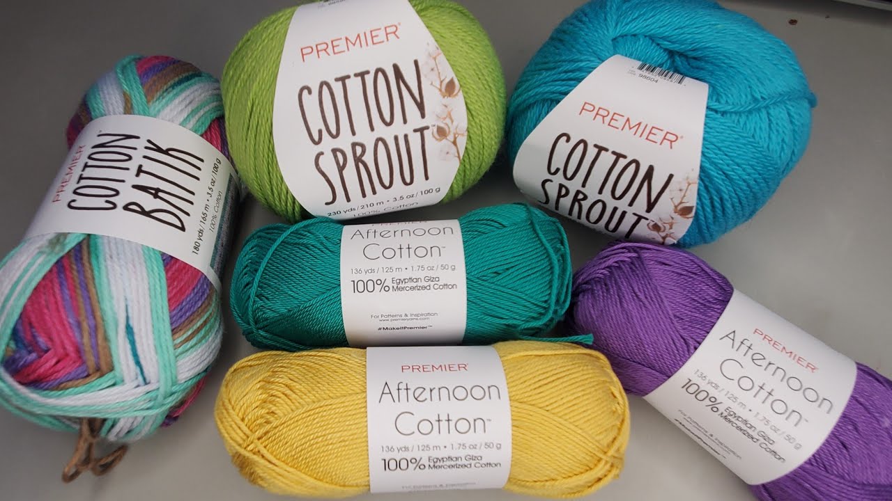 NEW Cotton Yarns from Premier yarns!