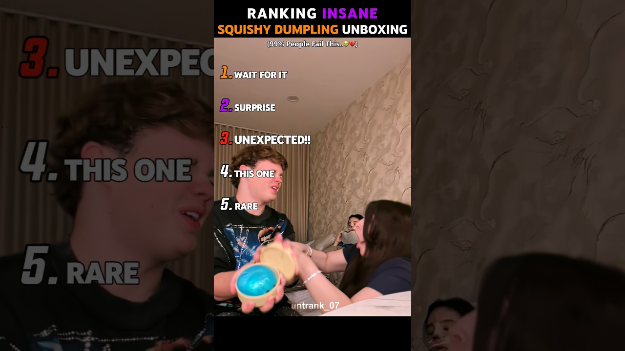 Ranking Insane Squishy Dumpling Unboxing 😭😱