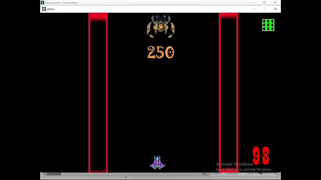 Space Shooter First Boss Fight