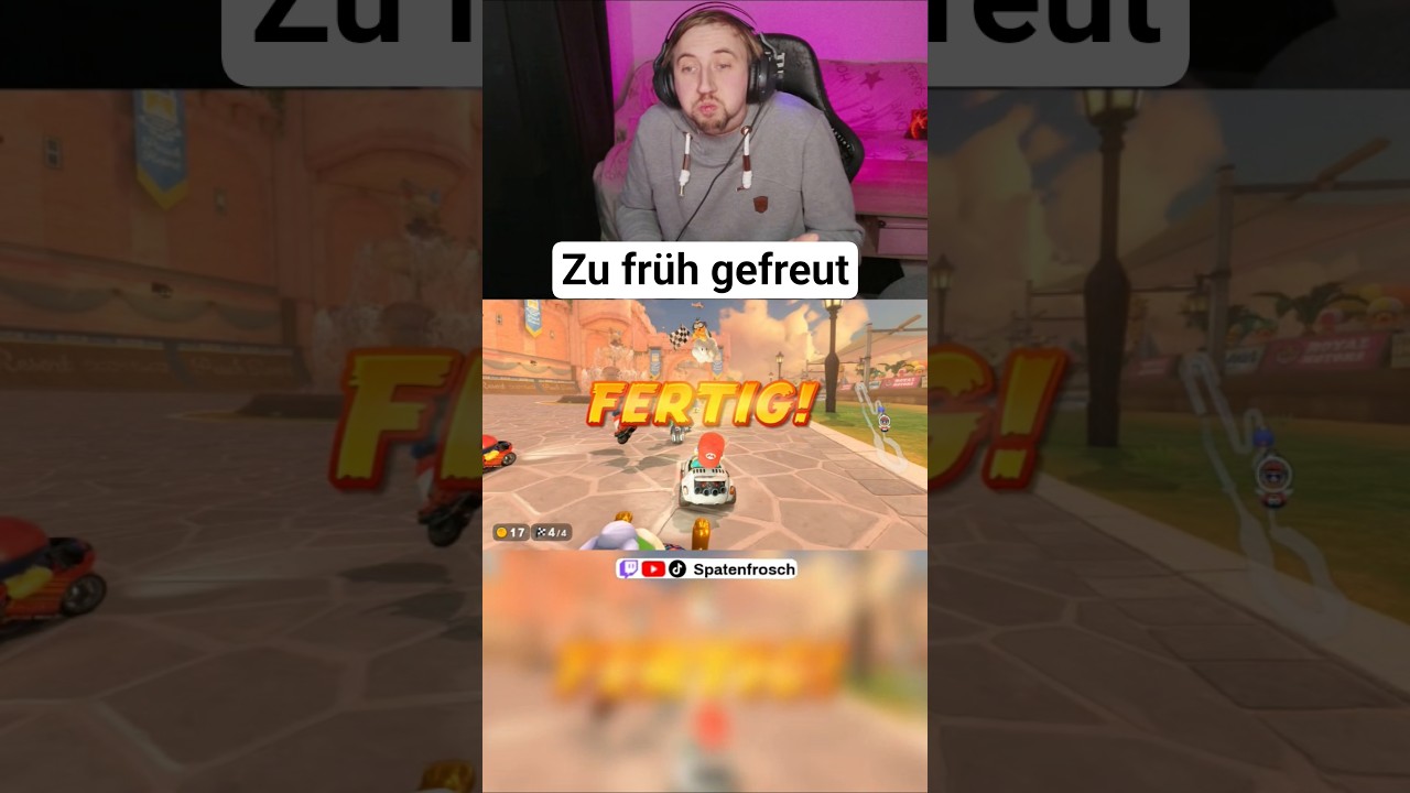Zu fr&uuml;h gefreut #mariokart #mariokartclips #mkworld #mariokartworld #gamingclips #gaming