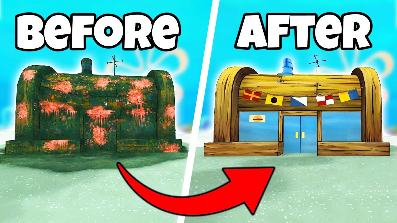 I POWERWASHED THE KRUSTY KRAB! (PowerWash Simulator)