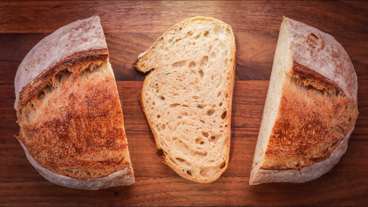 How to Make Perfect No-Knead Sourdough Bread | Easy Naturally Leavened Boule Recipe