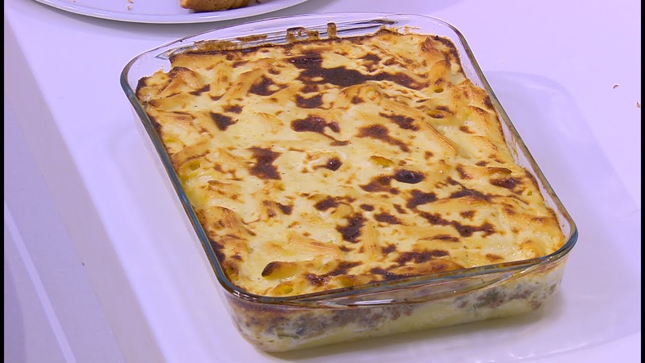 مكرونة بشاميل | نجلاء الشرشابي