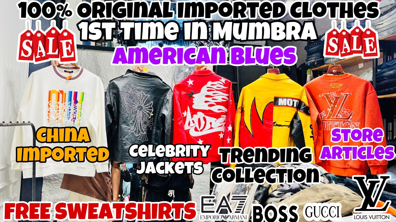 1st Time in Mumbra 🔥| Original Imported Clothes | Sweatshirts,Tracksuits | Branded Clothes in Mumbai