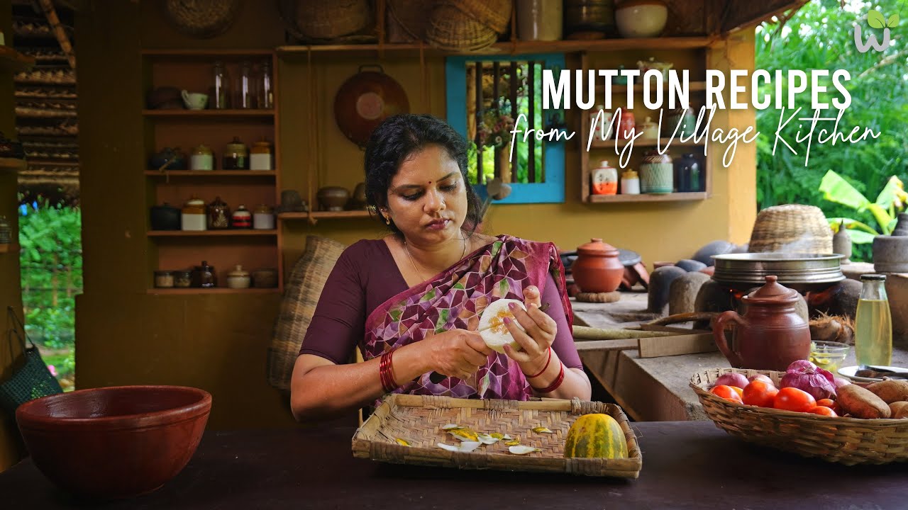 Hearty Mutton Soup & Curry | Village Kitchen Special Recipes | Mutton Vegetable Curry. Village Style