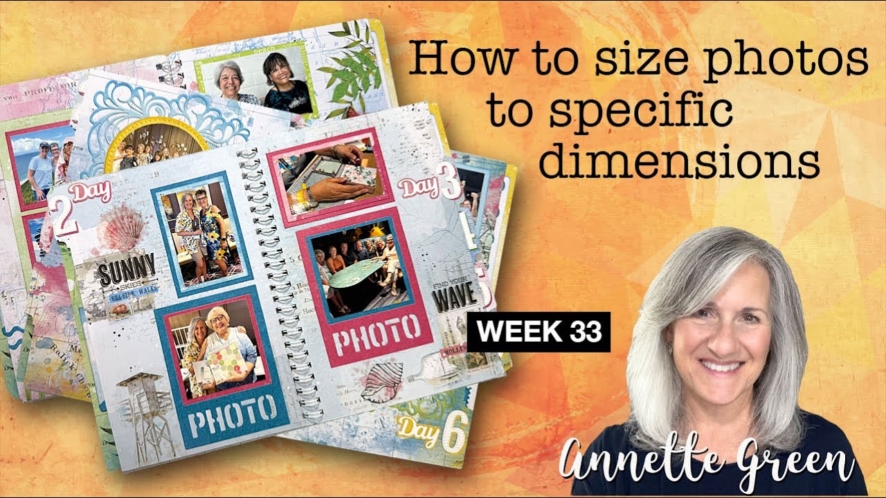 How to Size Photos to Specific Dimensions for Memory Keeping