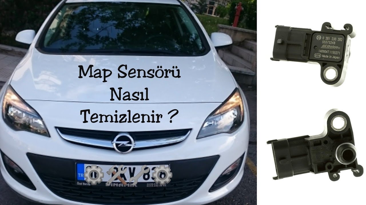 Astra J - H 1.6 115 HP Map (Hava Basınç) Sensörü Nasıl Temizlenir ?  (Cruze, Meriva, Zafira)