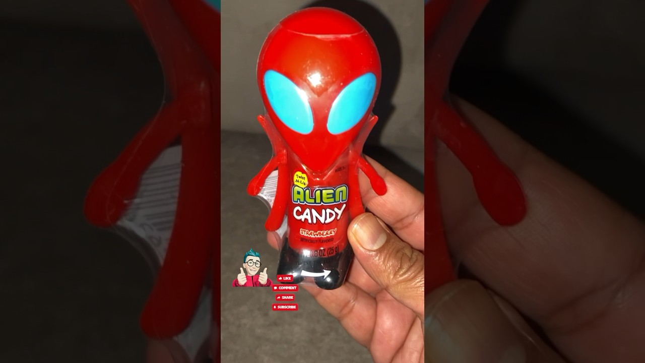 Alien 👽 candy #shorts #youtubeshorts #asmr