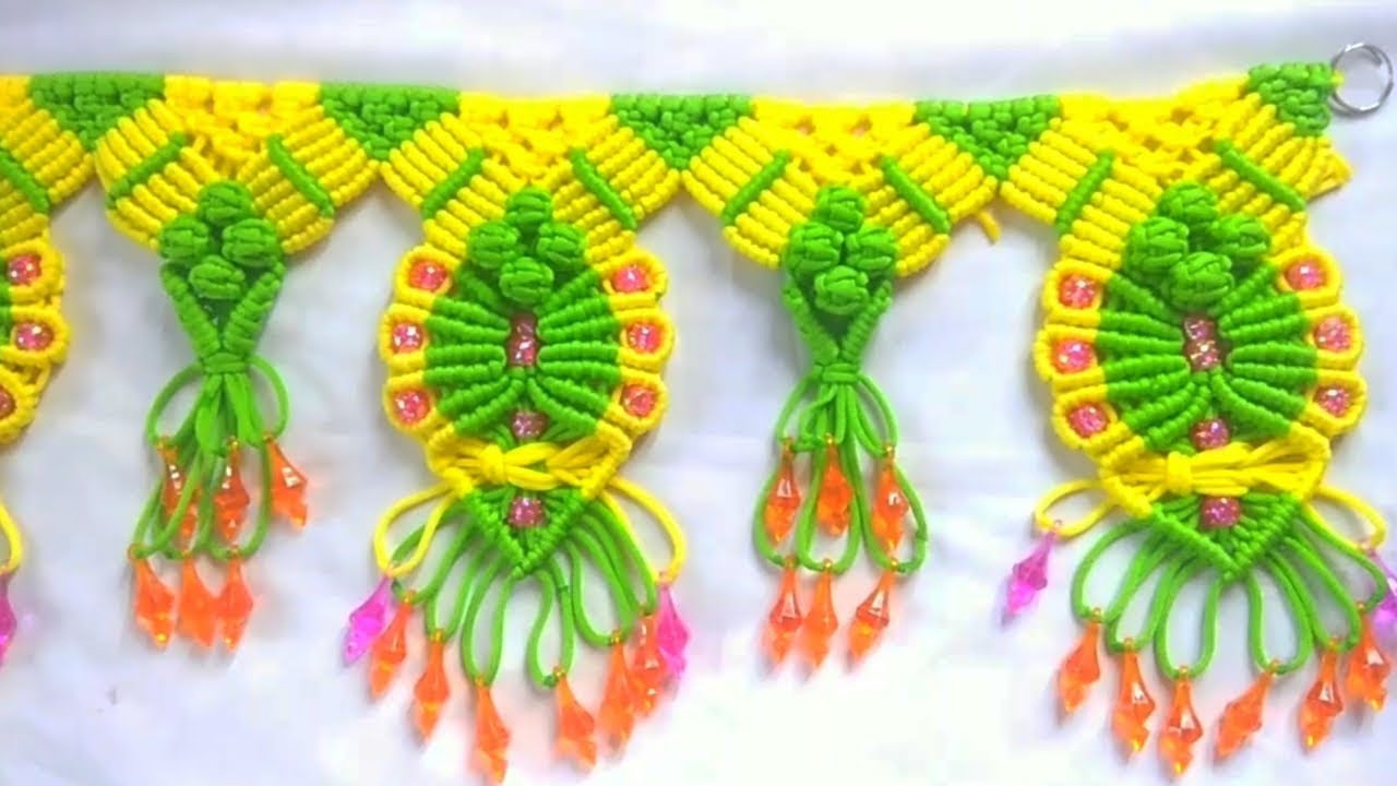 New design of macrame toran