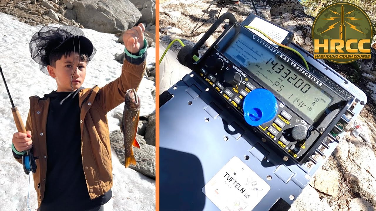 First POTA Ham Radio & Fishing Backpacking Trip