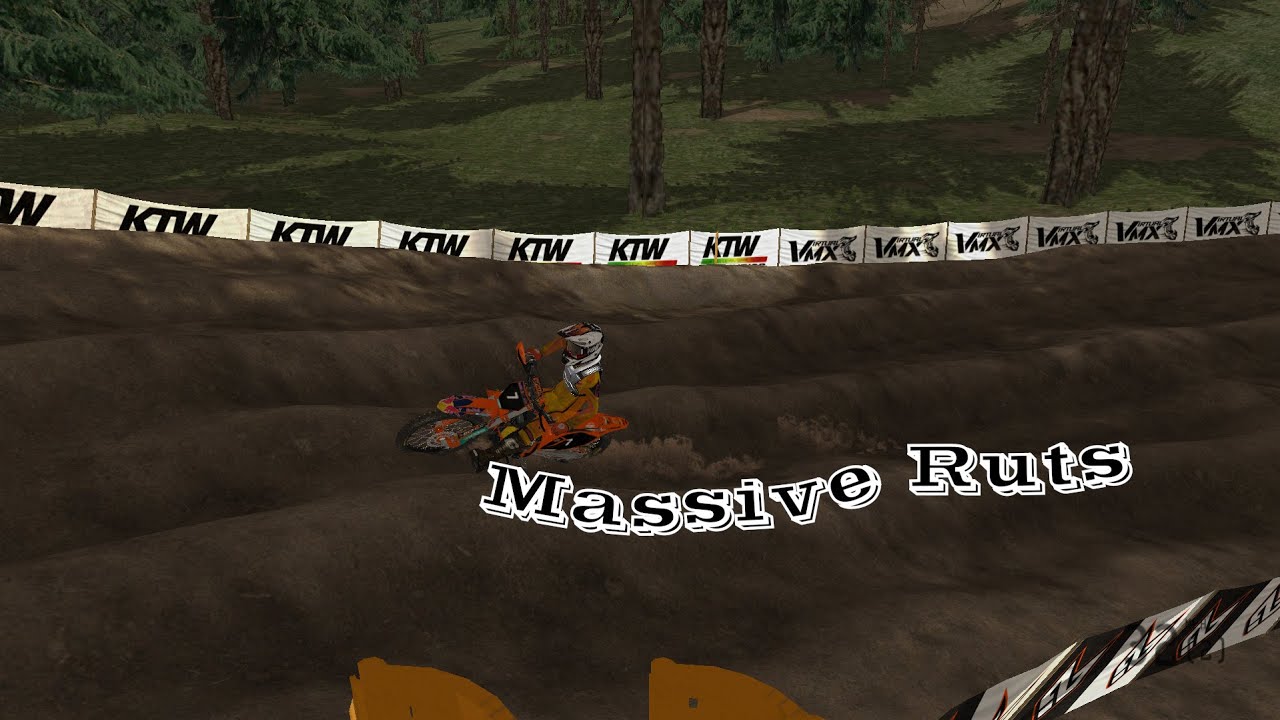 THIS TRACK HAS MASSIVE RUTS IN MX BIKES