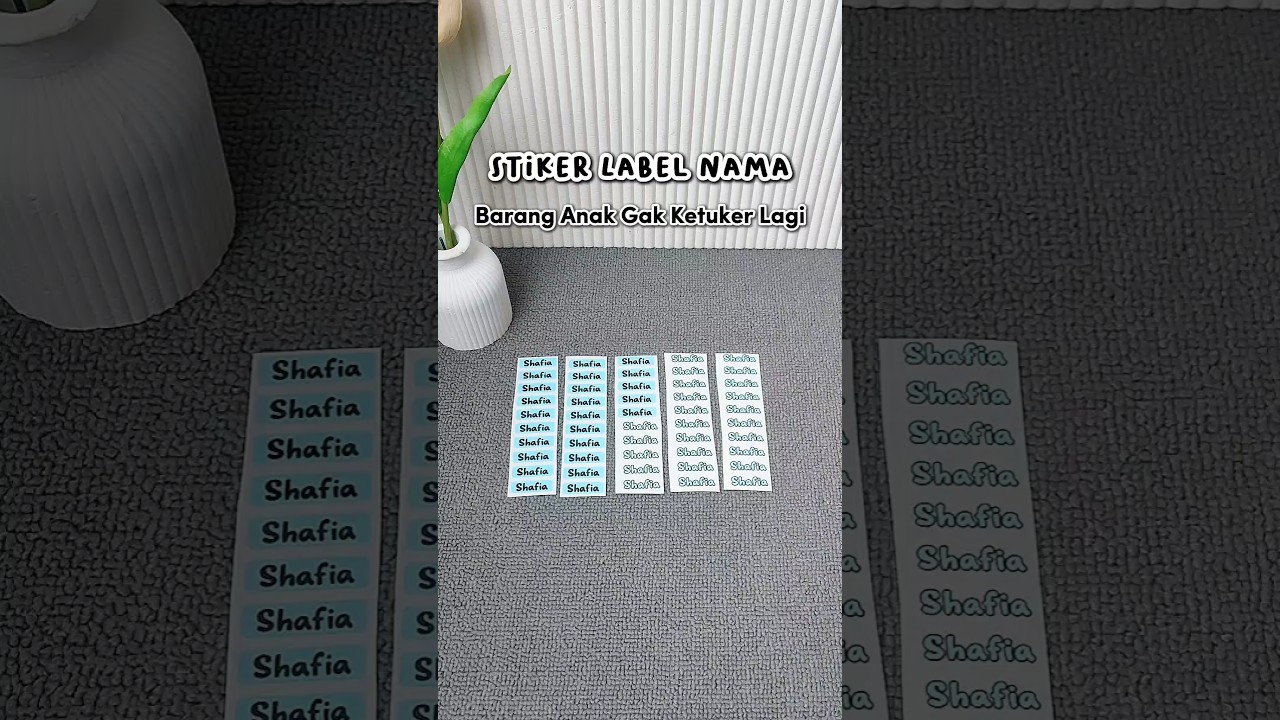 Stiker Label Nama #stikerlabel #stikernama #stikerlabelnama #fypshorts #fypyoutube #fypshort #fyp