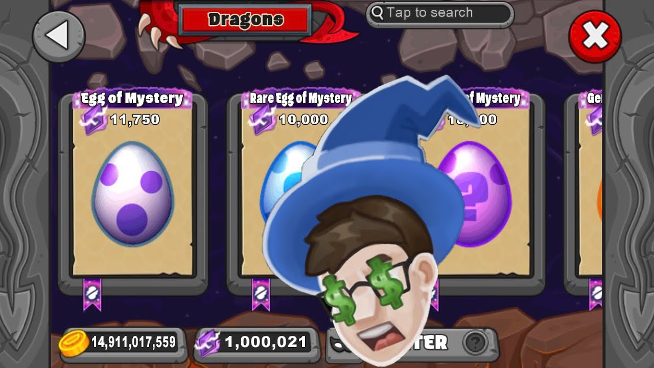 Dragonvale Ep. 89 Buying 1,000,000 worth Egg of Mystery!