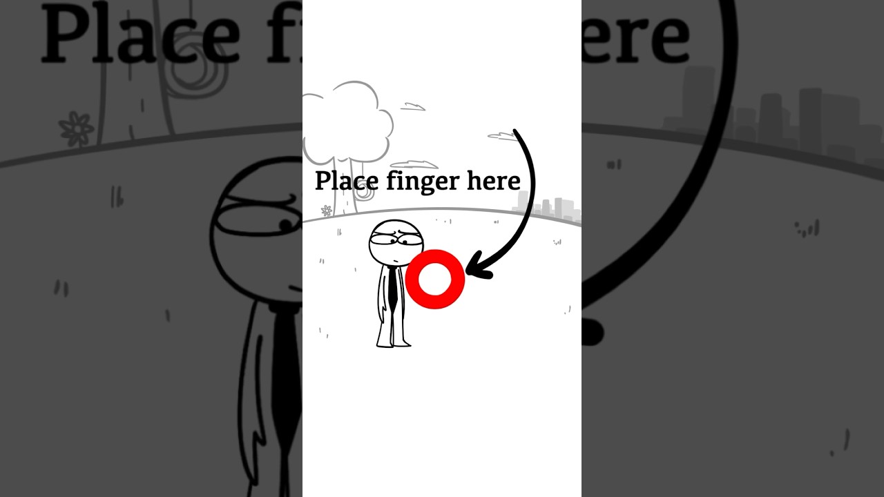 PLACE FINGER HERE 😜 (Animation Meme) #shorts