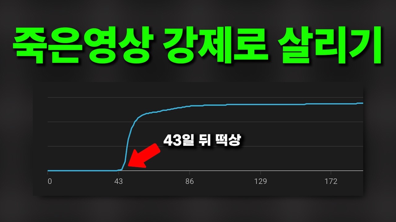 당신의 유튜브 영상이 48시간이 지나면 죽는 이유 | '5가지만' 수정하세요