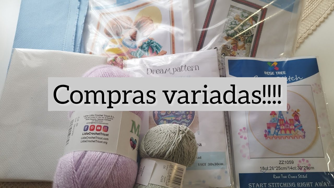 Compras de AliExpress,lanas francesas y de mercería española/Borisla/🧶