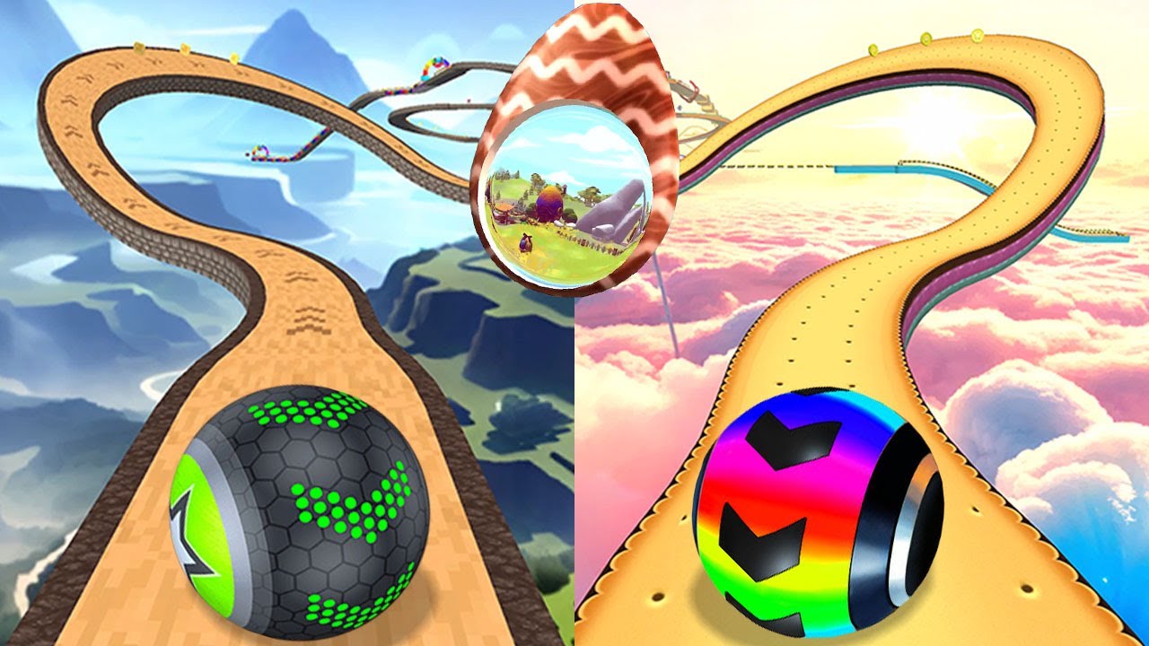 🌈 Going Balls VS Rolling Ball Sky Escape, Rollance Adventure Ball, Action Balls,Rolling Balance Ball