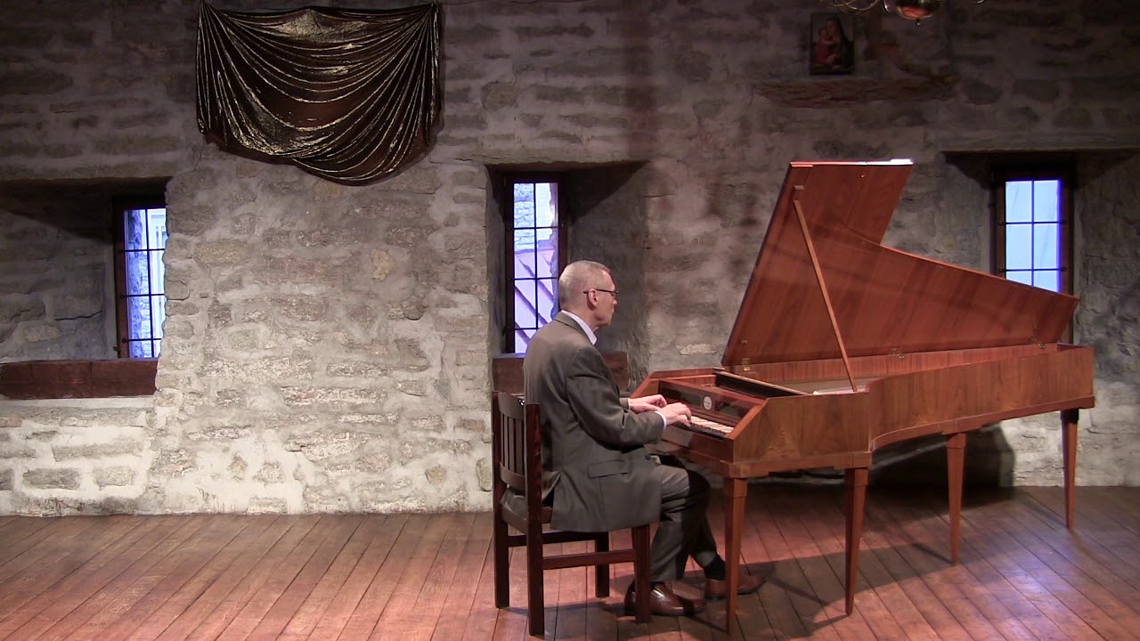 J.S.Bach-Prelude and Fugue in A minor,BWV 894,Ivo Sillamaa,Fortepiano.