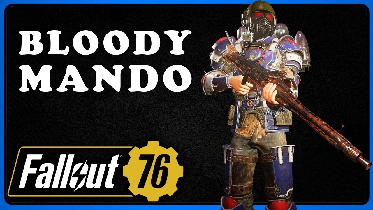 New LMG Heavy Bloody Mando Human Build - Heavy No Pa VATS Rambo Style Unyielding Build - Fallout 76