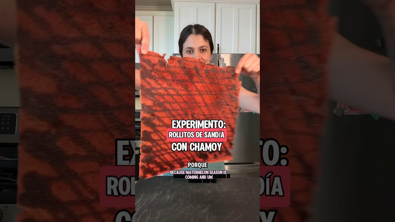 Rollitos de sand&iacute;a con chamoy 🍉#rollitos #dulces #dulcesenchilados #mamaemprendedora