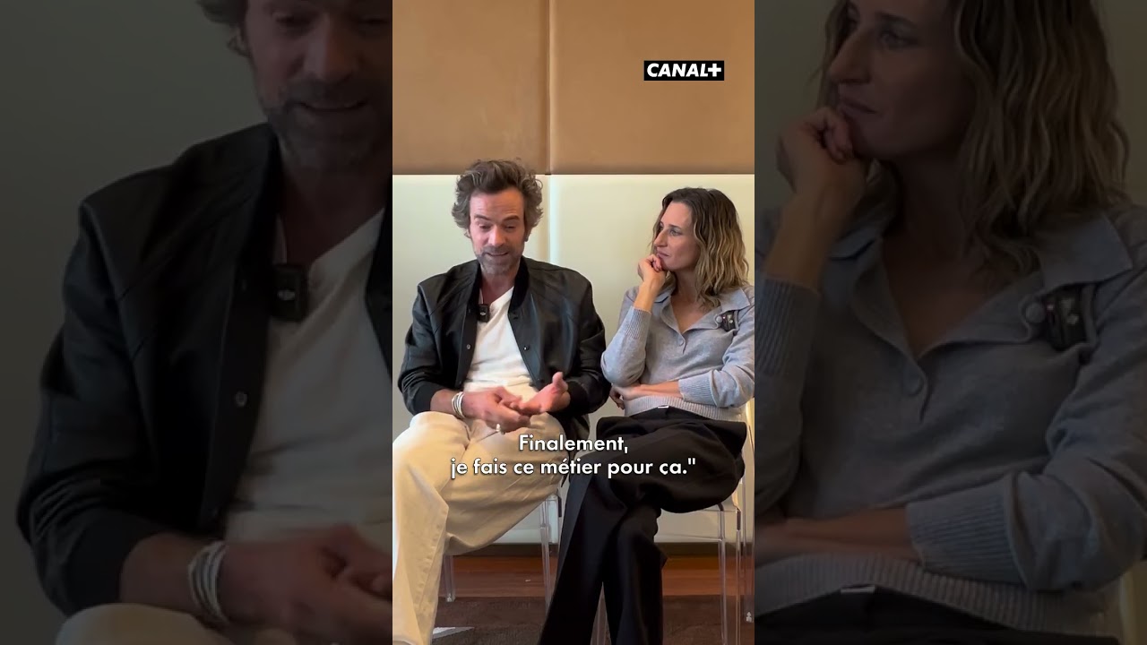 Le point commun entre Romain Duris et Camille Cottin ? 👀 Ridley Scott !