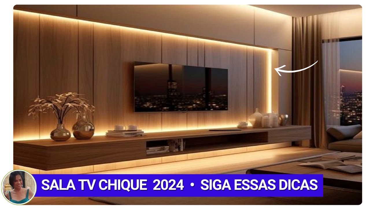 10 DICAS PARA DECORAR SALA TV  2024 - Transforme em um Espaço de LUXO