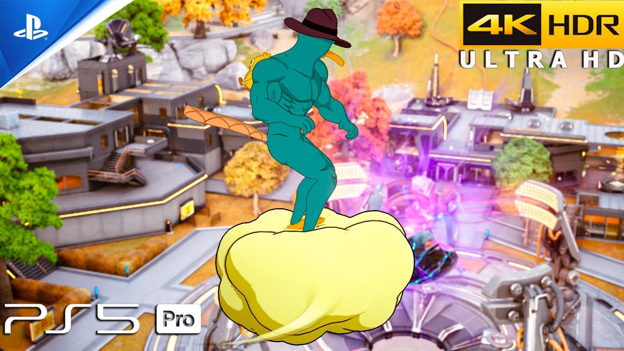 Fortnite (PS5 Pro) 4K 120FPS HDR Gameplay | Skin Buff Perry (Phineas and Ferb)