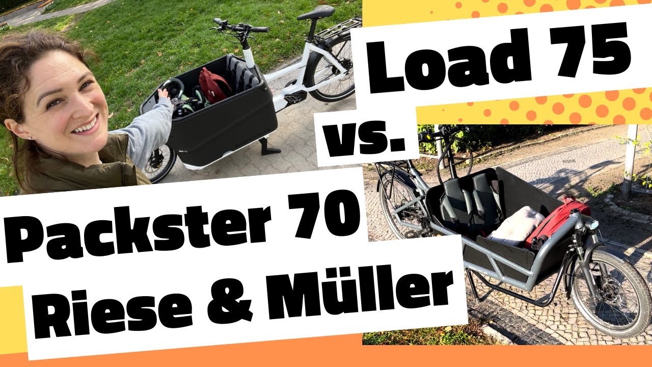 Packster 70 vs Load 75: 2022 Mom Review (English) | Riese & M&uuml;ller Cargo Bikes Comparison