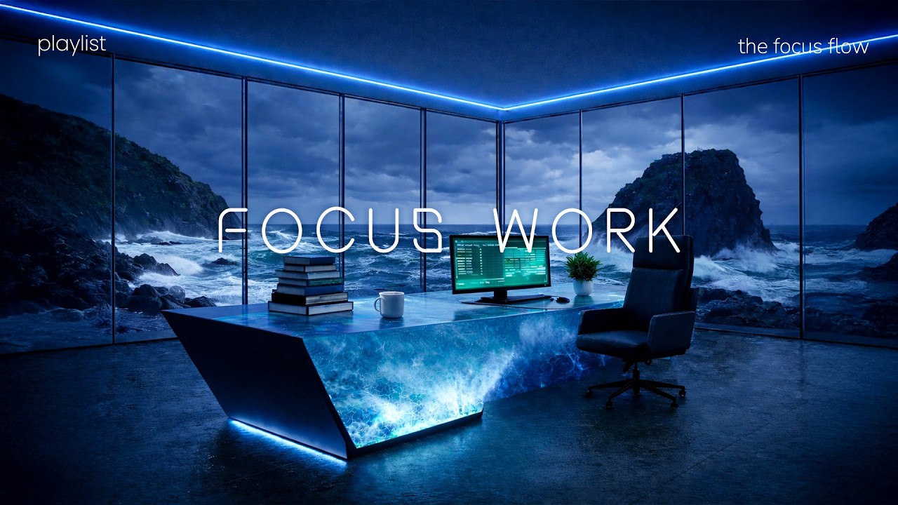 Deep Work Music for Clear Mind & Intense Study ~ Ambient Focus Boost Live