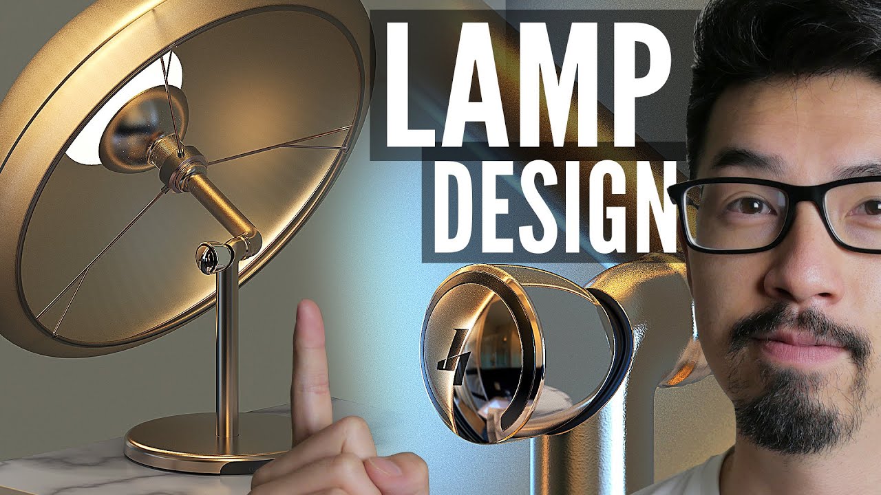 Спроектировал свой эскиз грибовидной лампы в Solidworks и Keyshot! | Процесс промышленного дизайна