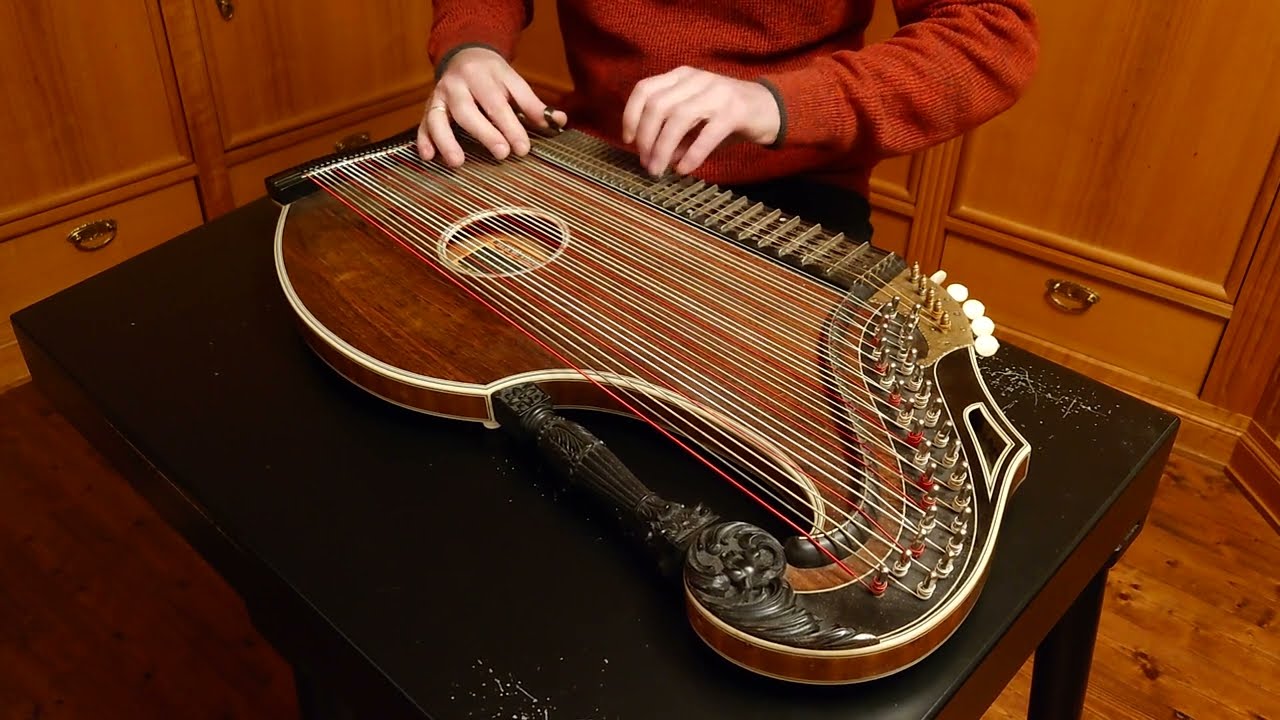 Freundschaft (Erinnerung an Mozart) von Hubert von Herkomer - Lothar Lägel, Zither