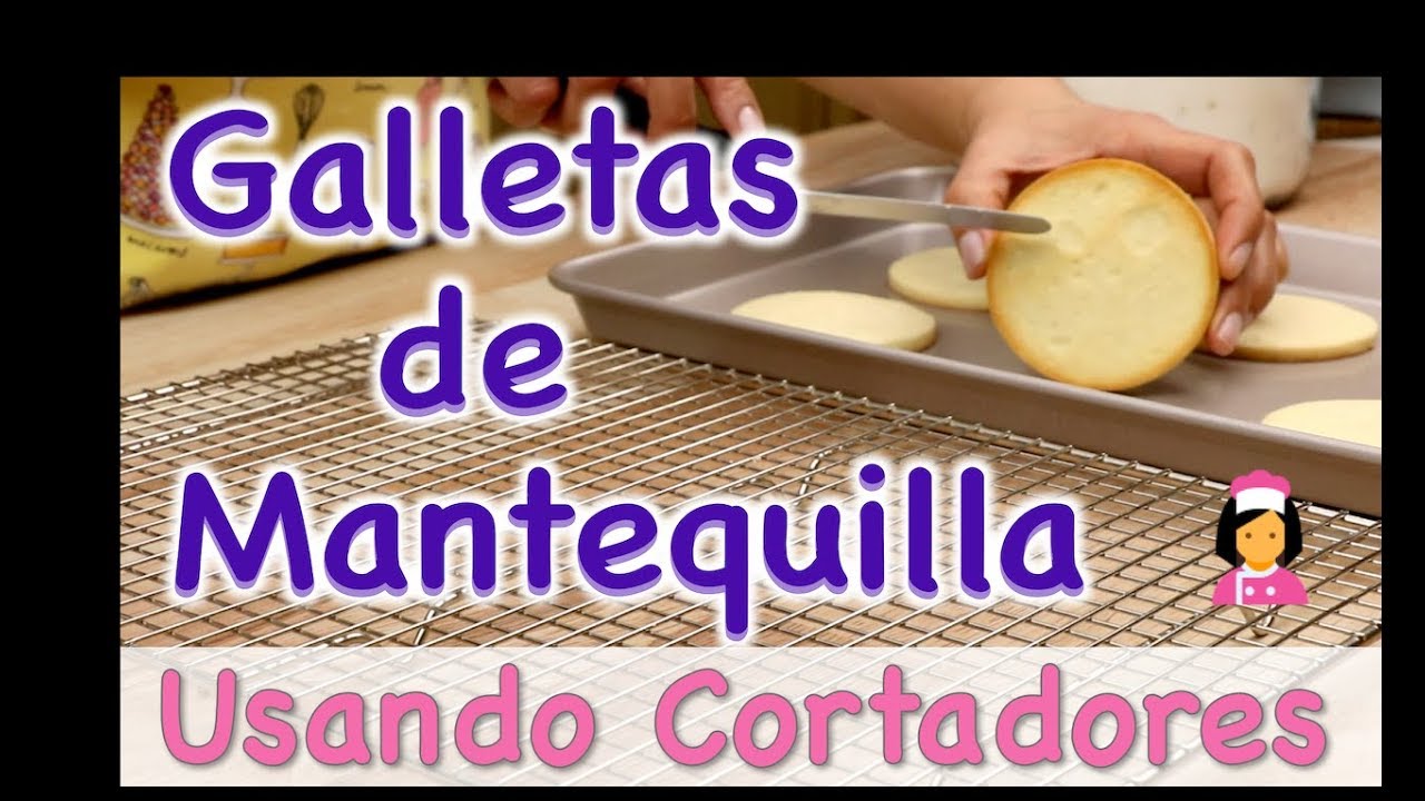 🥰  Cómo hacer Galletas de Mantequilla con Cortadores Paso a Paso - RECETA EN LA DESCRIPCIÓN