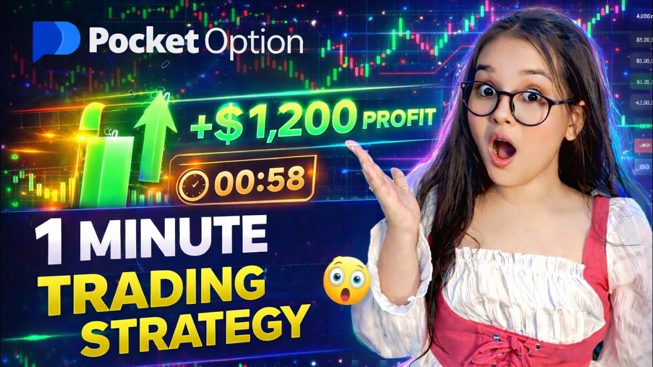 1 MINUTE TRADING STRATEGY || Pocket Option Trading Strategy