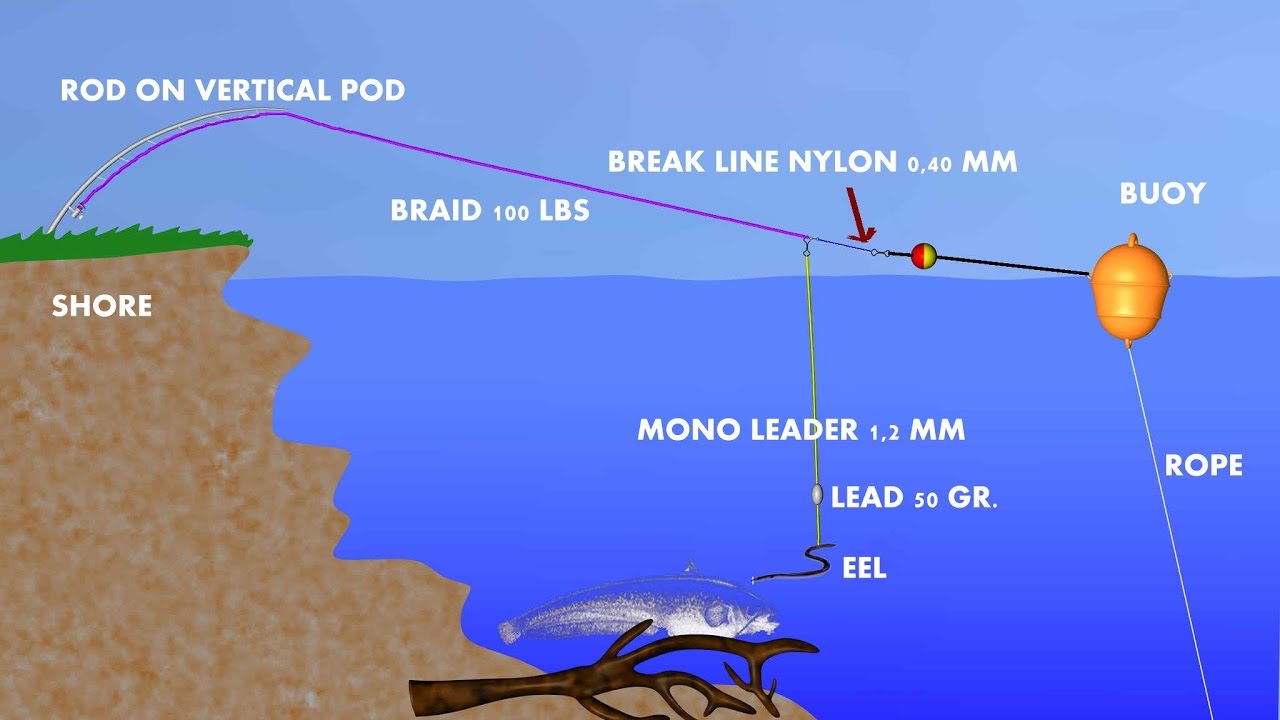 CATFISHING TUTORIAL: BREAK-LINE AND BUOY SYSTEM by CATFISH WORLD