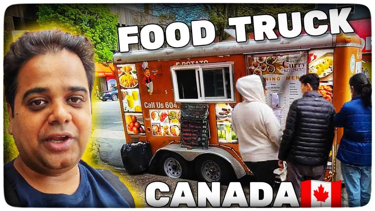 Indian Food Truck in Vancouver Canada ! Famous Street Food in Canada ! Vancouver Canada Food