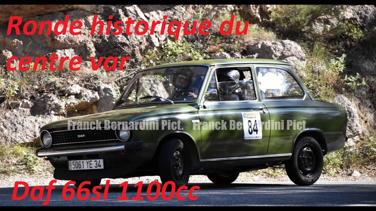 Ronde historique du centre var DAF 66sl camera embarquée