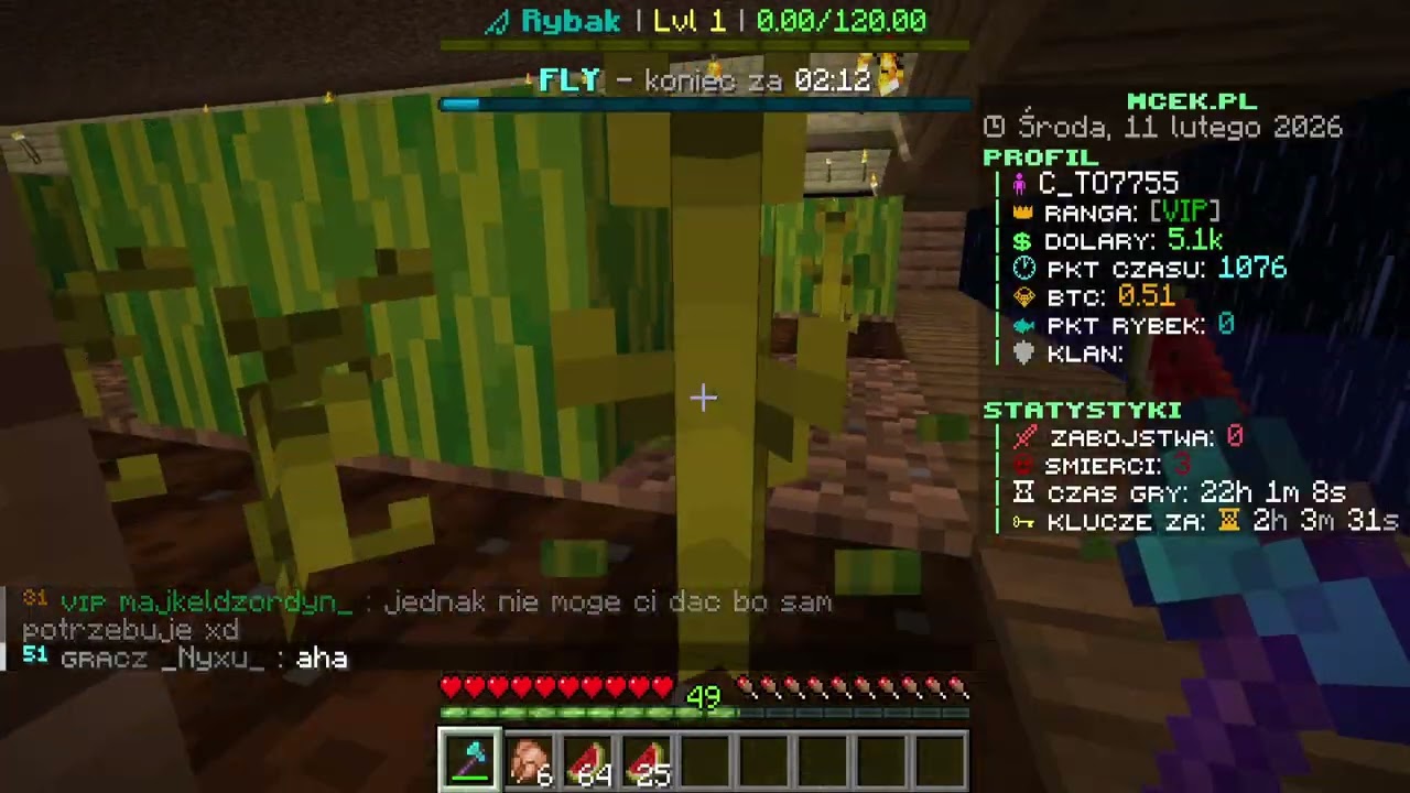 Minecraft MCEK.PL #Dom praktycznie wykończony 50 koła z jednej produkcji NA RAZIE