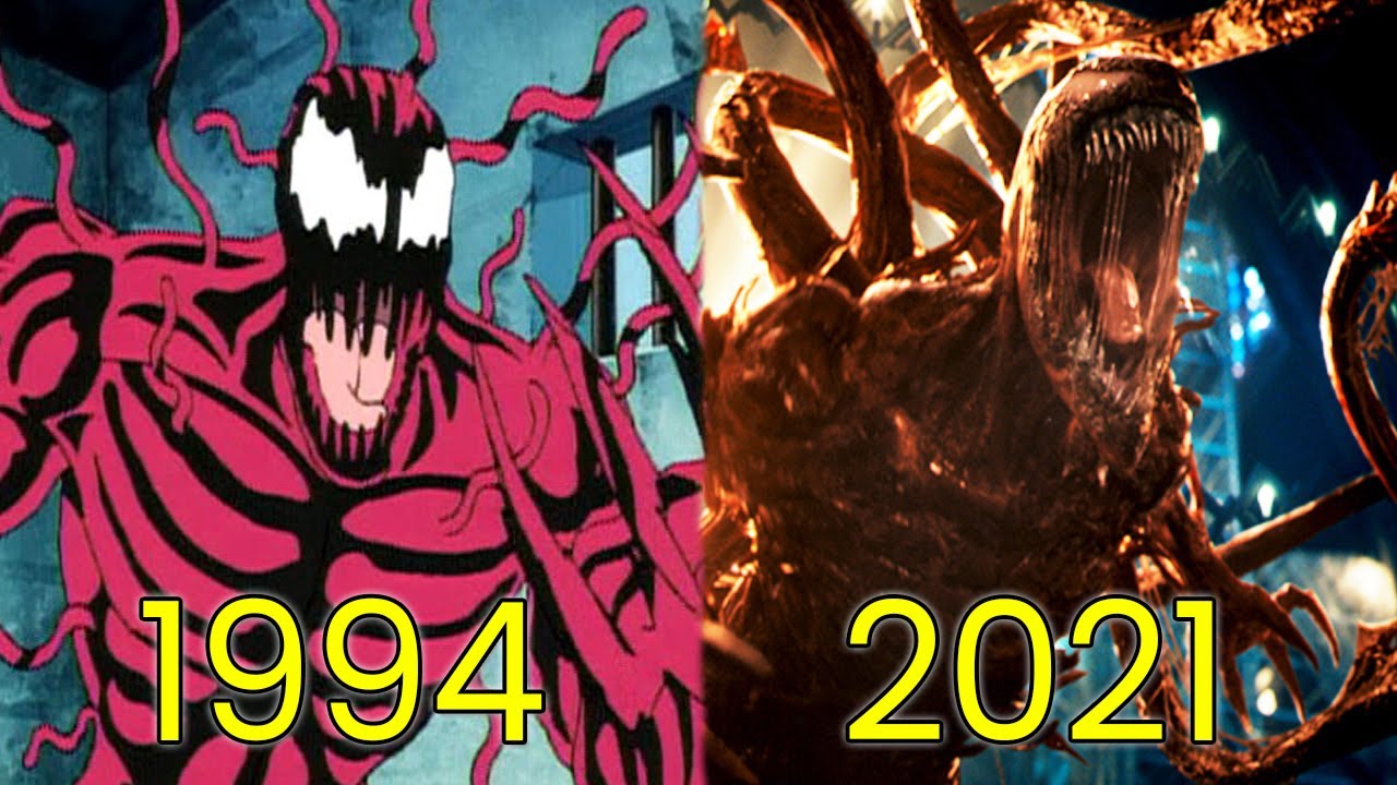 Evolution of Carnage in Movies, Cartoons & TV (1994-2021)