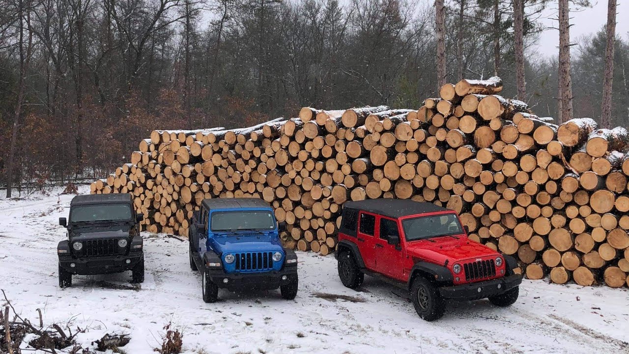 Newaygo Trails with a JK & two JT's