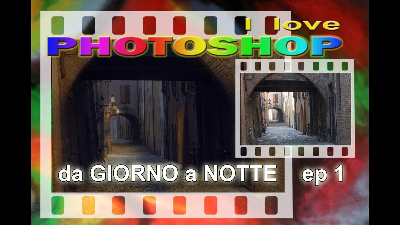 Photoshop tutorial italiano - Photoshop da giorno a notte ep 1