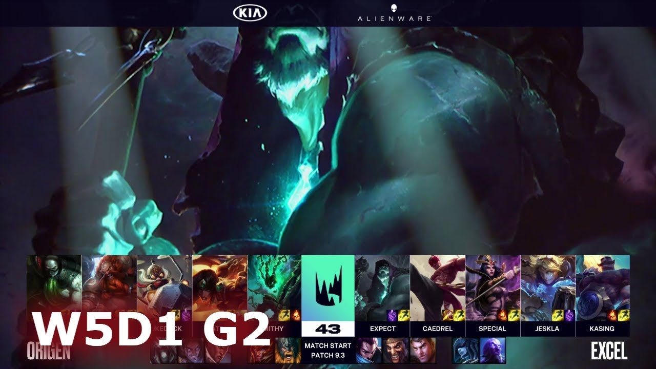 Origen vs Excel Esports | Week 5 Day 1 of S9 LEC Spring 2019 | OG vs XL W5D1