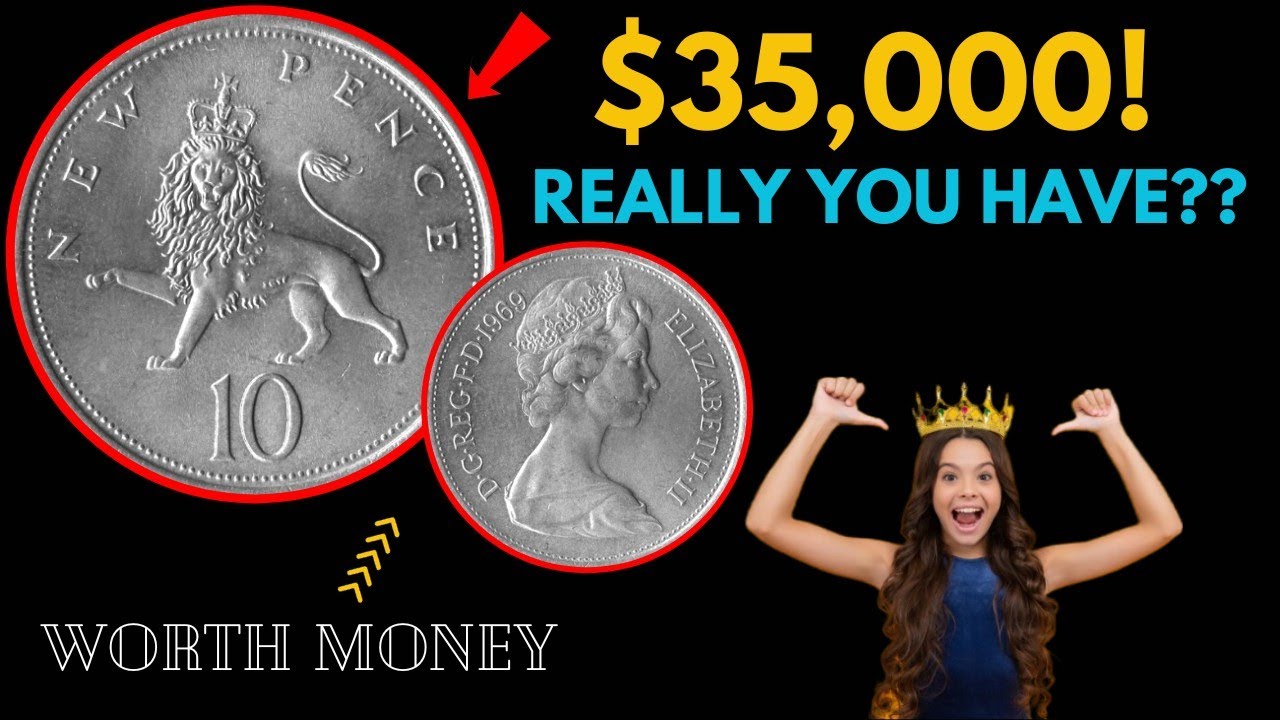 The Truth About the Rare 1969 Elizabeth II 10 New Pence Coin's Worth Big Buck..!