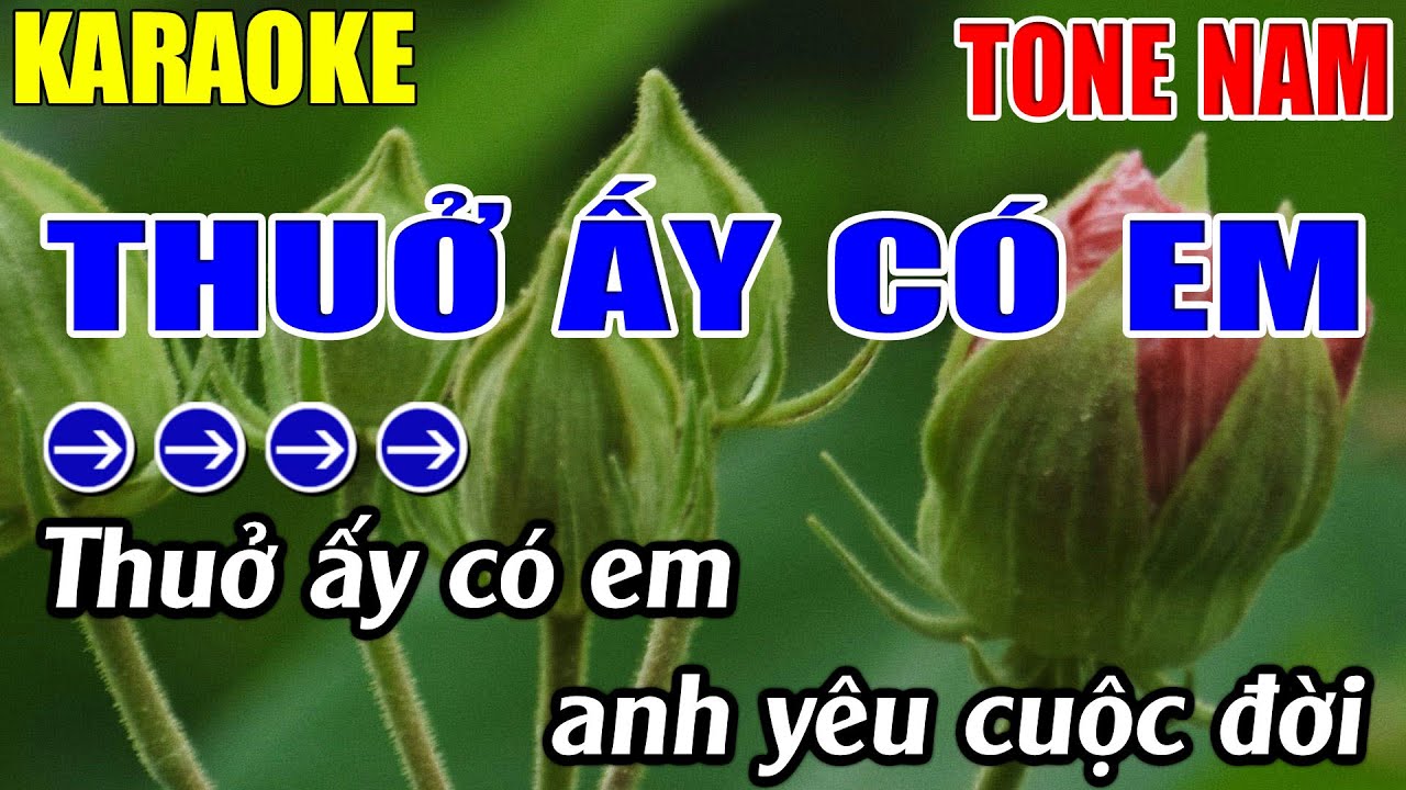 Thuở Ấy Có Em Karaoke Tone Nam Karaoke Lâm Nhạc Sống - Beat Mới