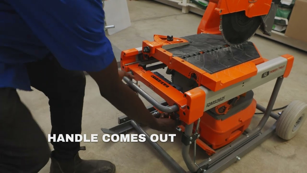 iQMS362i   16 5 Inch Masonry Saw  - Live Product Demo - Sid's Ponds