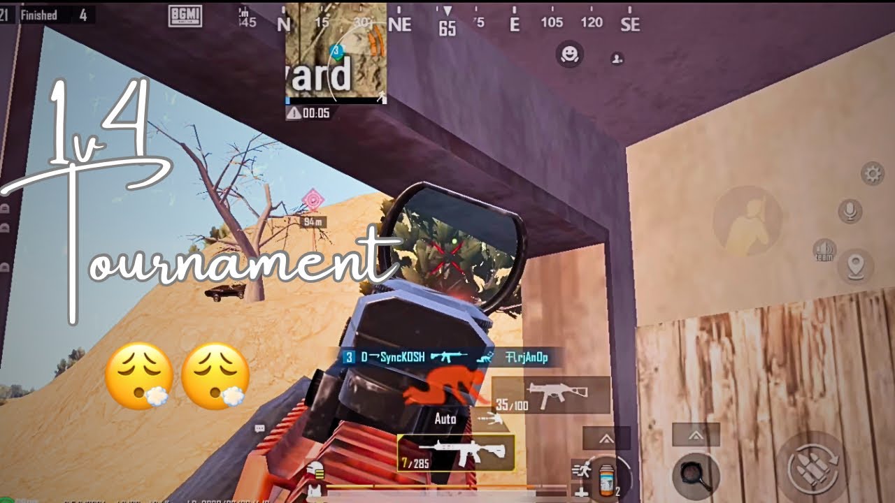 1v4 Tournament match 😮&zwj;💨| KOSH GAMING
