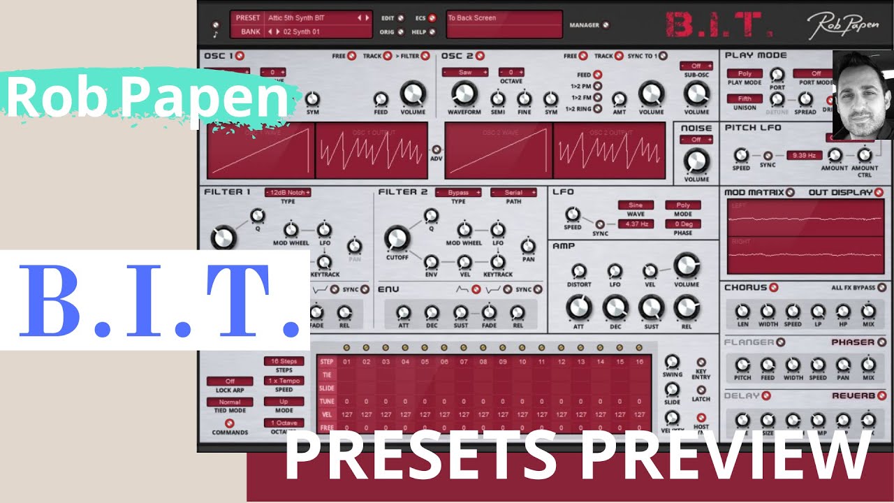 Rob Papen | B.I.T v1.2 | Bass Presets (No Talking)