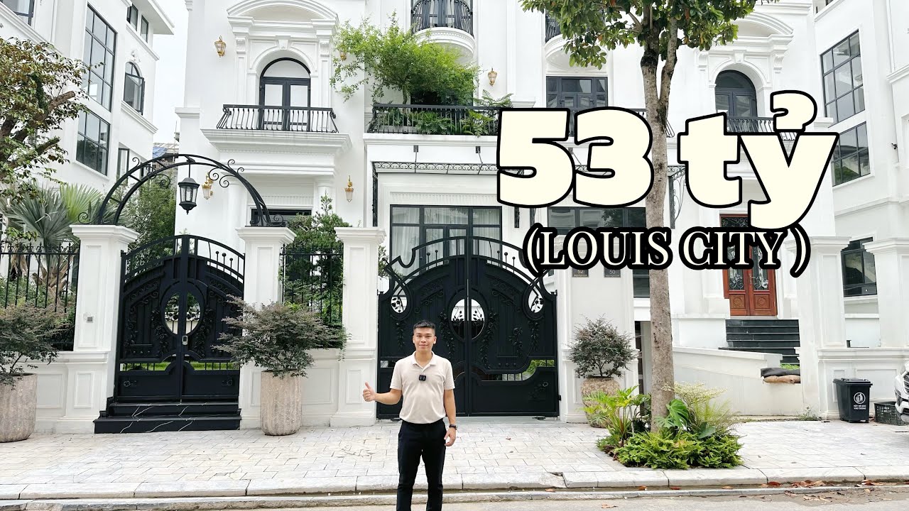 Biệt thự hoàng gia Pháp Louis City Hoàng Mai, Hà Nội| giá 200tr/m